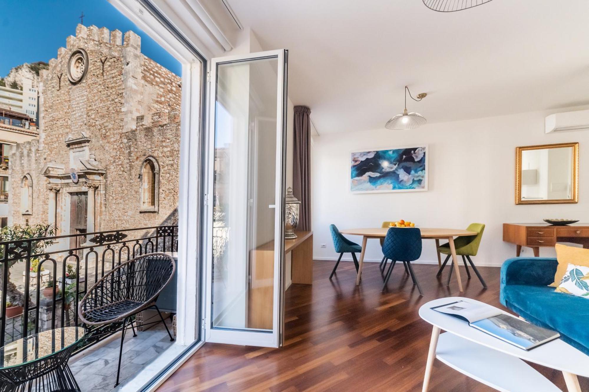 Castalia Apartments & Rooms Duomo 陶尔米纳 外观 照片